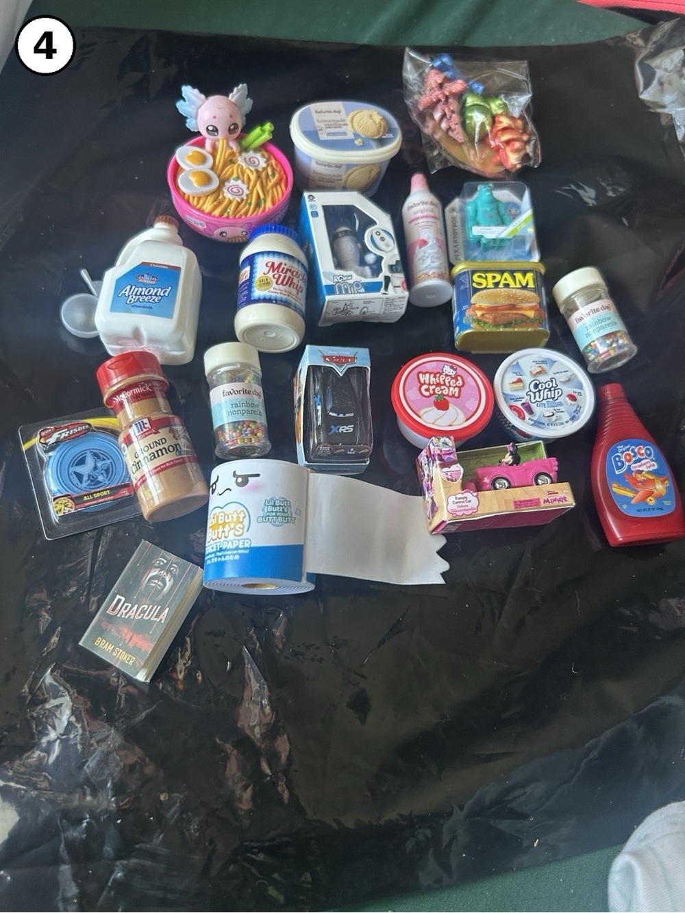 Assorted mini brands and mini verse figures